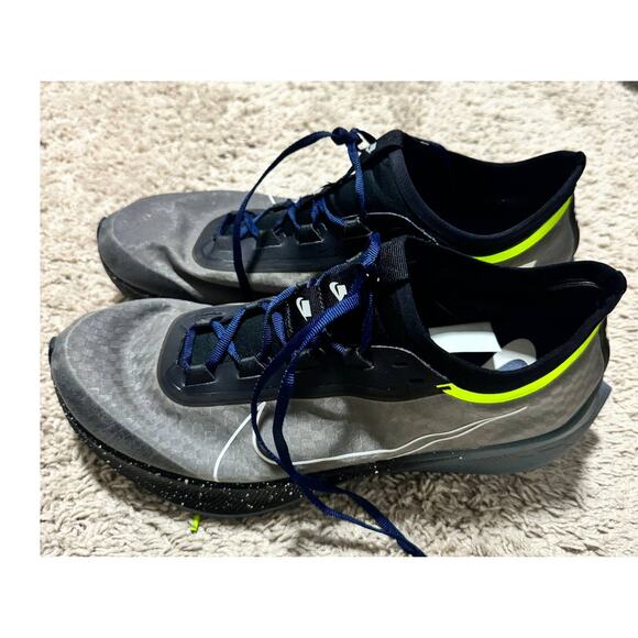 Men's Size 10.5 Nike Zoom Fly 3 Premium 'Sequoia' Gray Running Shoes BV7759-001 - Picture 1 of 10